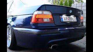 BMW E39 528i Muffler deleted   sound