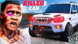 GTA 5 : Franklin's found new Cursed Killer Car in (GTA V MOD)