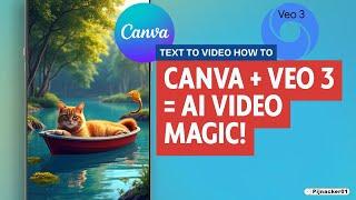 Canva AI + Google VEO 3: Create Stunning Video Clips with Audio!