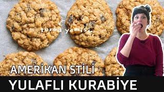 YOUTUBE’un EN İYİ İKİNCİ KURABİYESİ - AMERİKAN STİLİ YULAFLI KURABİYE (altyazılı)