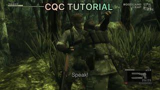 CQC Tutorial- Grabbing & interrogating enemies (Metal Gear Solid 3 Snake Eater