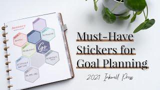 Goal Setting in your Inkwell Press Planner | Must-Have Stickers