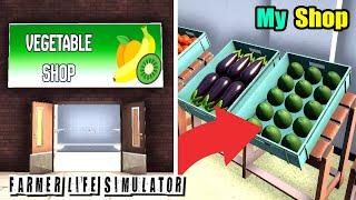 #4 MY VEGETABLE & FRUIT SHOP (IN HINDI) Farmer Life Simulator