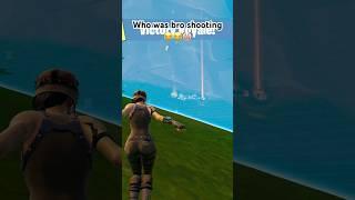 WHO WAS BRO SHOOTING #fortnite #fortnitememes #shorts #fortniteclips #epicpartner