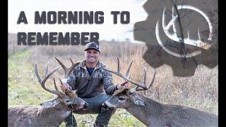 Self Filmed: 2 Iowa Bucks in 30 Minutes!