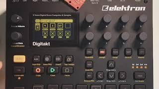 Elektron Digitakt + Kinoshita Lab 1Chip GM Sound Module "MIDI-guy" (dream SAM2695)