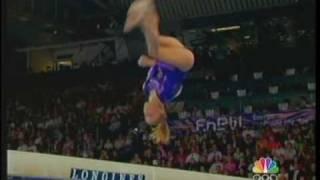 Shawn Johnson 2007 World Championships AA Balance Beam (USA)