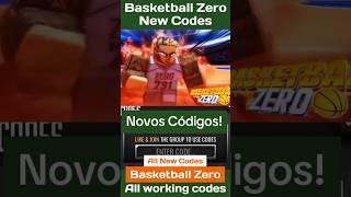 Novos códigos! Todos os Códigos de Basketball Zero  - Códigos de Roblox Basquete Zero!