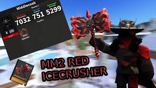 Red Icecrusher MM2 (Christmas event 2022)