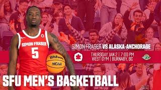 SFU Men's Basketball: Red Leafs vs University of Alaska Anchorage - Jan 2nd, 2025