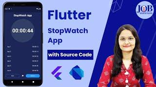 Flutter | Stopwatch App Tutorial For Beginners | Android Studio