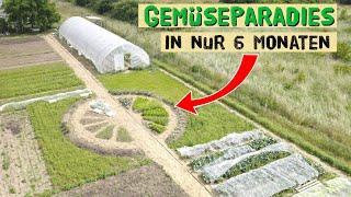 Riesigen Gemüsegarten in kurzer Zeit angelegt - Marketgardening in Deutschland - Gärtnerei gründen