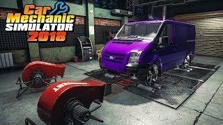 FORD TRANSIT СО СВАЛКИ ВЫЕЗЖАЕТ ИЗ 5 СЕКУНД! - CAR MECHANIC SIMULATOR 18