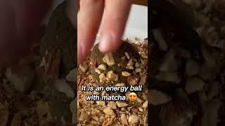 Have you ever tried candy with MATCHA?  It worth!  Homemade ENERGY BALLS recipe! HIGH PROTEIN