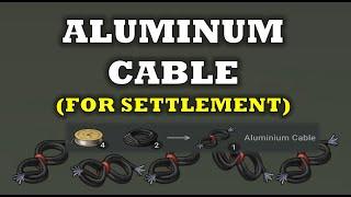 "ALUMINUM CABLE" (for settlement) - LDOE