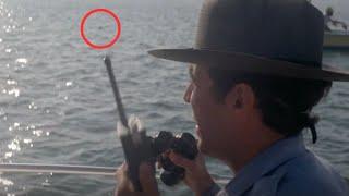 Did Hendricks miss his chance to kill the shark in JAWS?