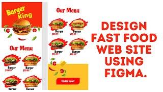 Fast Food app designing in 5 minutes.