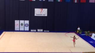 Rybakova Anastasiya JR Finals Ribbon Kalamata Cup 2014