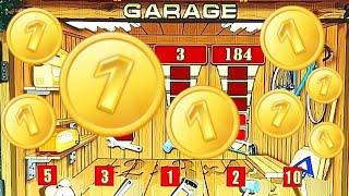 PREMIAZO  CON UNA SOLA MONEDA 🪙 EN EL GARAGE  DE LA MAQUINITA TRAGAMONEDAS  ALLPLAY 