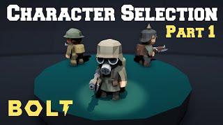 Character Selection with Bolt Visual Scripting - Part 1