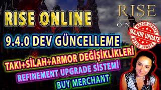 Rise Online // 9.4.0 Güncelleme Notları (18.07.2024) - BÜYÜK Güncelleme! (Detaylı Anlatım)