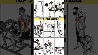 9 Powerfull Tricep Workout to Transform Arms| #workout #tricepsworkout