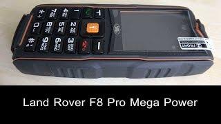 Land Rover F8 Pro Mega Pover кнопочный мобильный телефон с большой емкостью аккумулятора ziminvideo