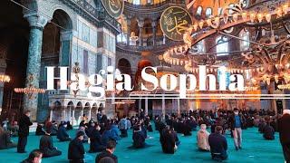 Beautiful Quran Recitation During the Prayer Time Inside the Hagia Sophia, Turkey 