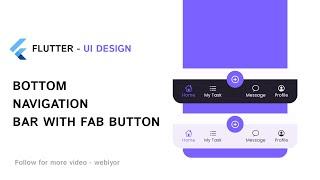 Flutter 2024: How to Customize Bottom Navigation Bar with FAB Button