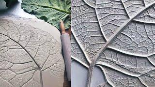 Leaf DIY by KLEVER /decor 2020/ ботанический барельеф