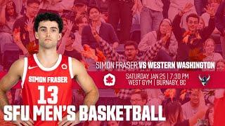 SFU Men's Basketball: Red Leafs vs Western Washington - Jan 25th, 2025