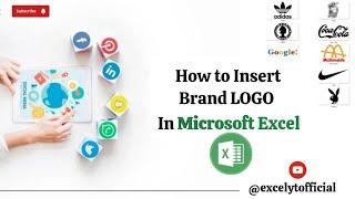 How to Insert Brand Logo in Excel | Explained in Urdu/Hindi #logo