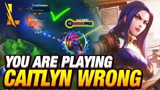 HOW TO ACTUALLY PLAY CAITLYN - Wild Rift Caitlyn Build