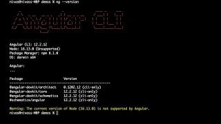 Installing Angular CLI  | how to Install Angular CLI in MAC book pro