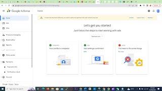 To start earning from AdSense, you need to add your payment info and connect your site