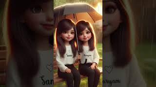 #2friends sana and Maryam. #song #music #love #newsong #arijitsingh #subscribe please