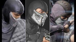 MORTAL KOMBAT SMOKE Evolution Skins Costumes MK2 - MK11 - MORTAL KOMBAT 11