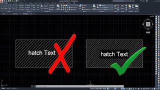 AutoCAD's Lisp remove hatch from text |how to remove hatch area from text or Mtext by manual?