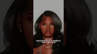 Gshade / Reshade Presets For Darker Skins #thesims4 #sims4 #sims4mods #shorts #shortsviral