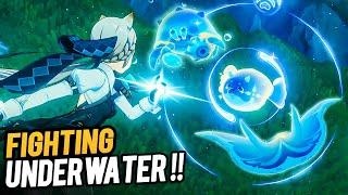 Fontaine Underwater Fighting Mechanism Explained | Genshin Impact 4.0