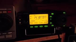 QSO with Russia on 20 meters