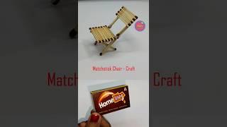 Chair Craft - Full Tutorial #matchstick #craft #tutorial