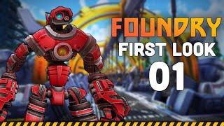 FOUNDRY - First Look at NEW Infinite World Factory Gameplay!