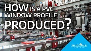 How is a PVC window profile produced?