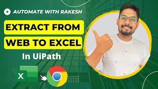 UiPath | How to Extract Web Data to Excel in UiPath using Modern Activities