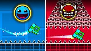 I Made A Challenge In Each Difficulty - Geometry Dash 2.2