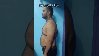 My client Kanha's rapid fat loss Transformation #fatloss