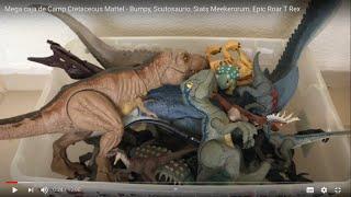 MEGA CAJA DE DINOSAURIOS!! Camp Cretaceous! Bumpy, Scutosaurio, Siats Meekerorum, Epic Roar T Rex