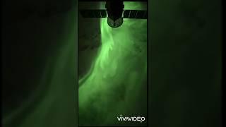 northern lights view from space #northernlights #space