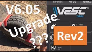 VESC firmware upgrade to 6.05? V2!!